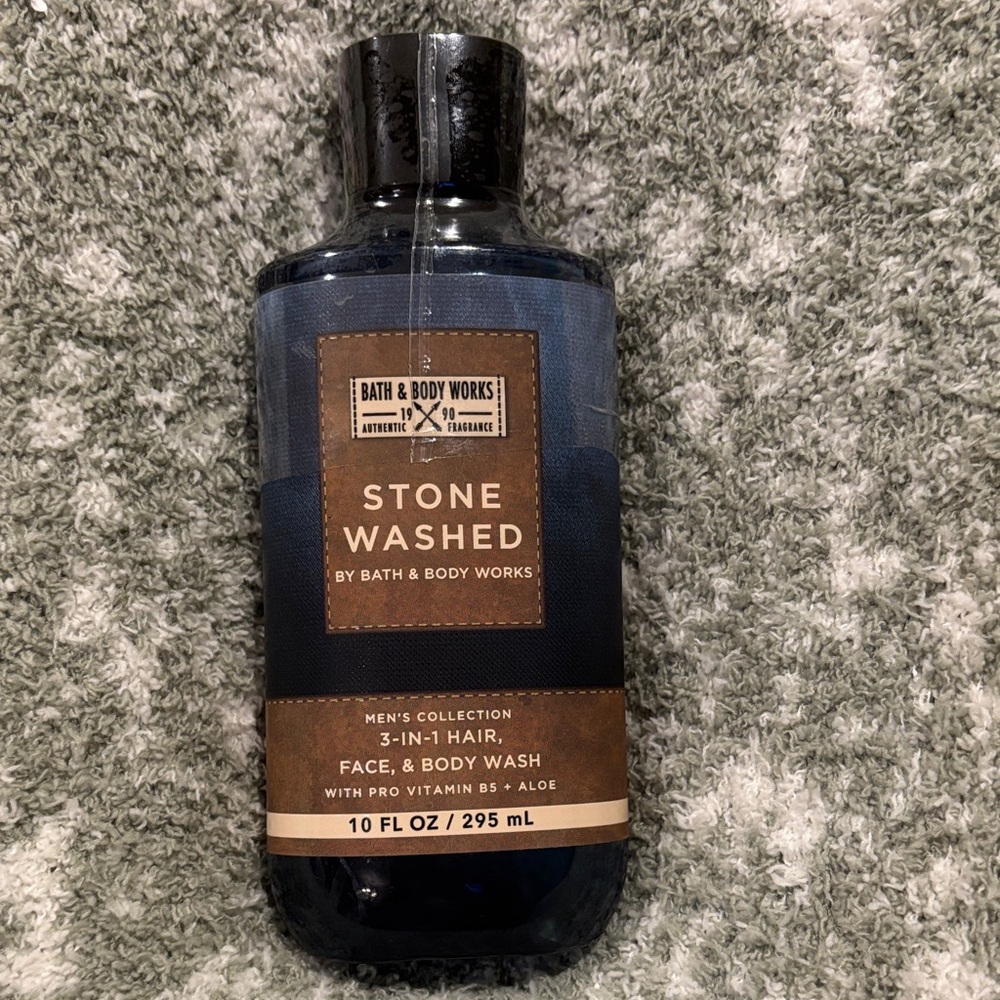Bath & Body Works Mens Stone Washed 3-in-1 Wash Face Body Hair NWT 10oz - Picture 11 of 13